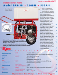 Rice Hydrostatic Test Pumps - Cover